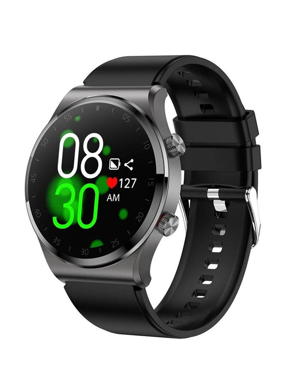 46mm Smartwatch, with HD Screen, Bluetooth Calling, Heart Rate Body & Temperature Monitoring for Android & iPhone, Black