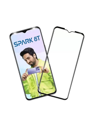 Tecno Spark 8T Edge To Edge Tempered Glass Screen Protector, Clear