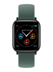 IP67 Waterproof Call Reminder Multi-Function Smartwatch with Silicone Band, Dark Green