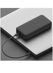 20000mAh Wired Dual USB Fast Charge Power Bank, Black