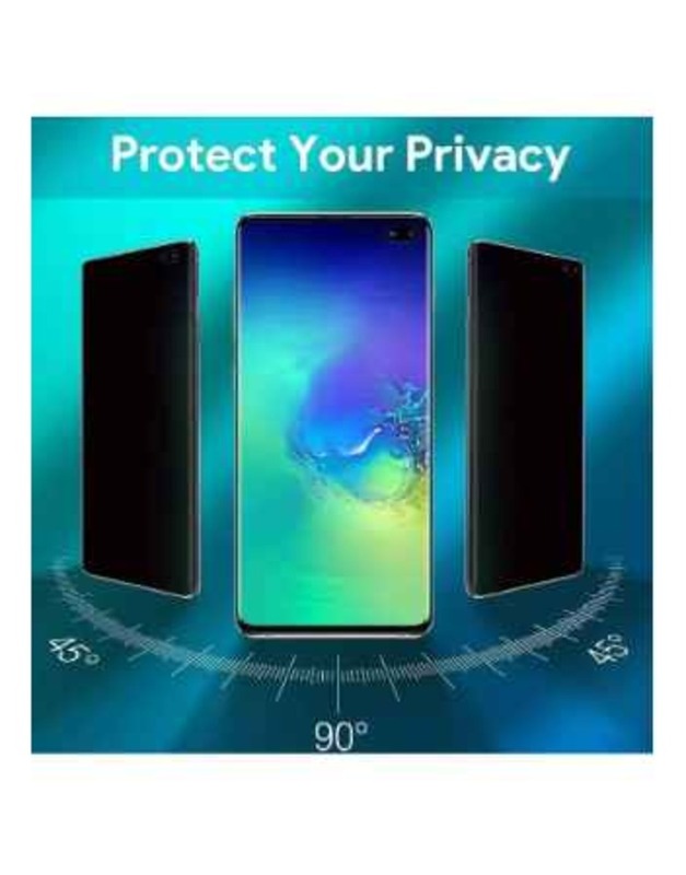 Samsung Galaxy S10 Plus Anti Scratch Privacy Tempered Glass Screen Protector, Clear