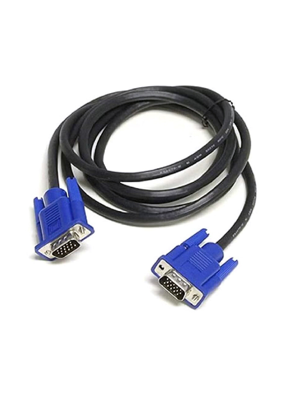 5-Meter VGA Cable, VGA to VGA for Display Devices, Black