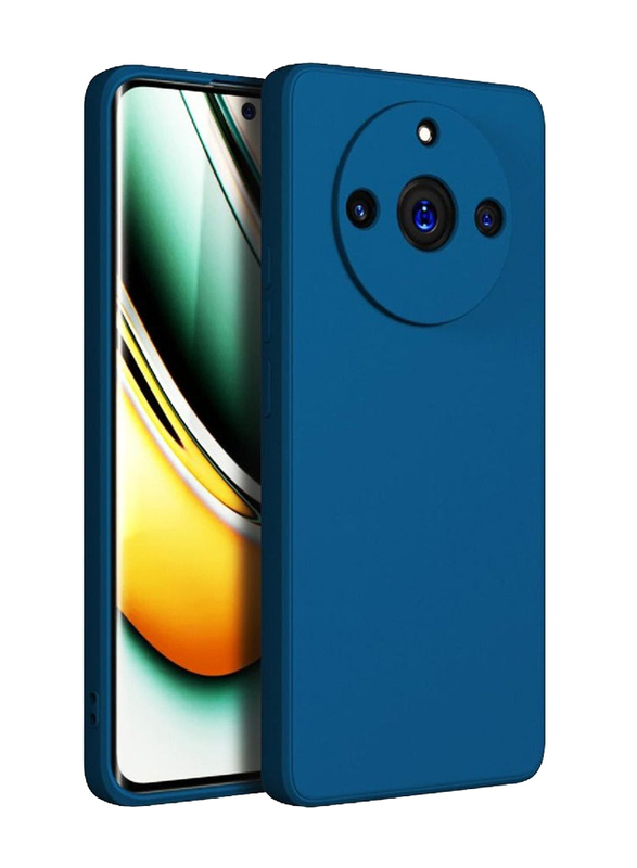 ZooMee Realme 11 Pro/11 Pro+ Protective Silicone Flexible Camera Protection Slim Ultra Soft Back Mobile Phone Case Cover, Blue