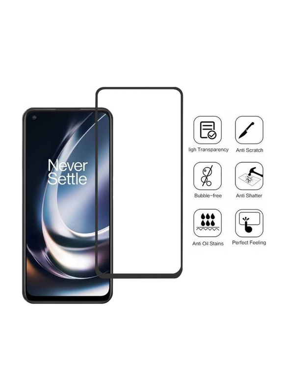 Yopah OnePlus Nord CE 2 Lite 5G Full Glue 5D Tempered Glass Screen Protector, Clear