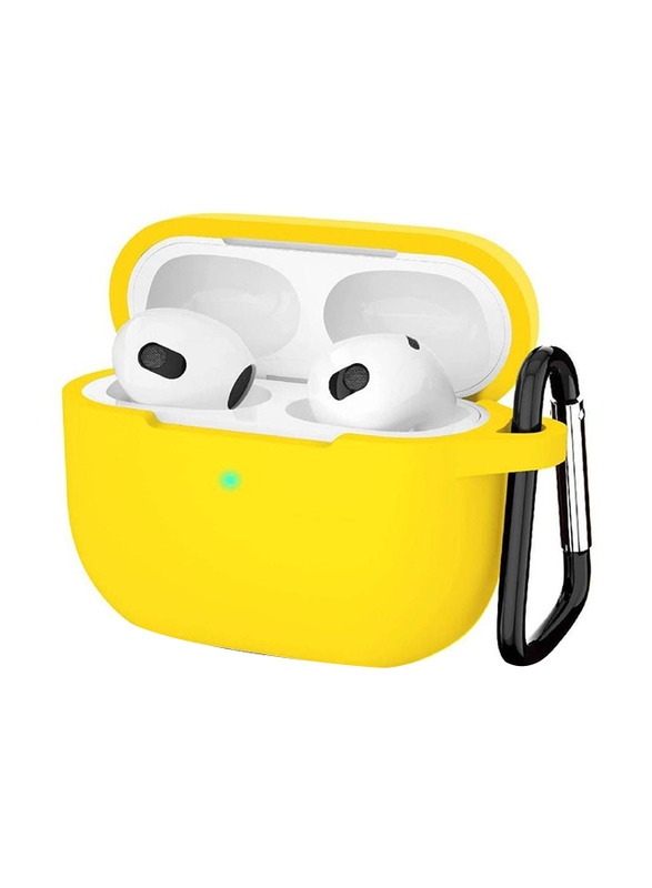 Protective Silicone Case Cover for Apple AirPods 3, Yellow