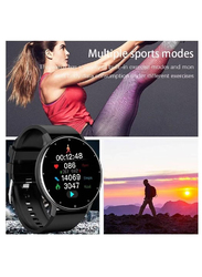 Touch Screen Fitness Tracker Smartwatch, Black