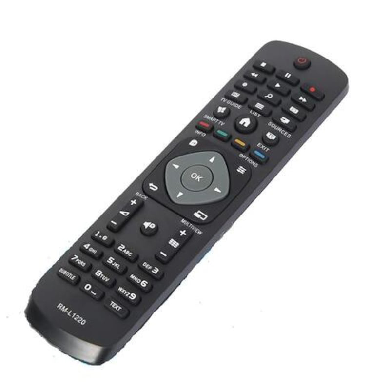 Nano Classic Replacement Remote Control for Philips LCD/LED SMART TV, Black