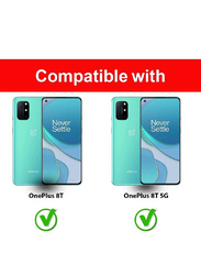 Oneplus 8t 5g Tempered Glass screen Protector, Clear