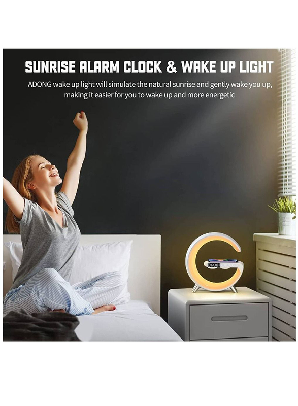 Sound Machine Smart Light Sunrise Alarm Clock, Multicolour