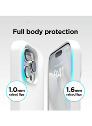 Apple iPhone 14 Pro Protective Silicone Shockproof Slim Thin Mobile Phone Back Case Cover, White