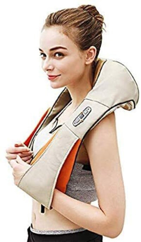 Shopdeals Back Neck & Shoulder Massager, One Size, Beige