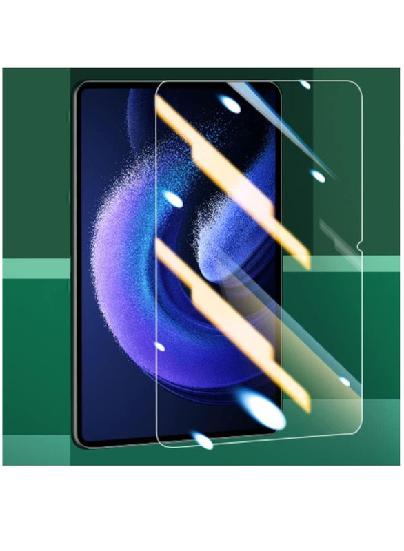 HYX Xiaomi Mi Pad 6 Pro/Xiaomi Mi Pad 6 9H Hardness Scratch Resistant Tempered Glass Screen Protector, 2 Pieces, Clear