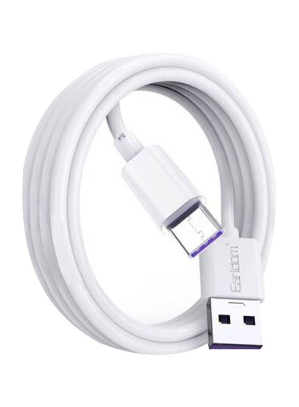 

Earldom Charging Data Cable, USB Type A to Usb Type C, White