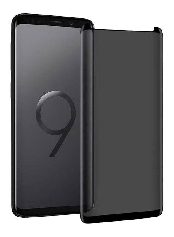 Samsung Galaxy S9+ Tempered Glass Screen Protector, Clear/Black