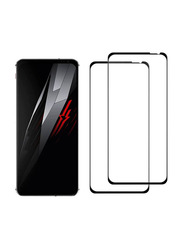 ZTE Nubia Red Magic 6 9H Hardness HD Tempered Glass Screen Protector, 2 Pieces, Clear