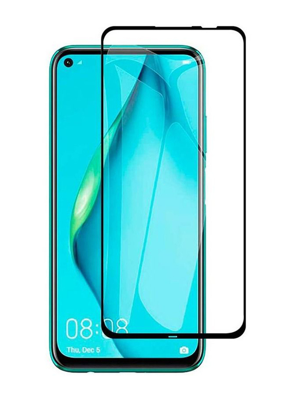 Huawei P40 Lite Protective 5D Full Glue Glass Screen Protector, Clear