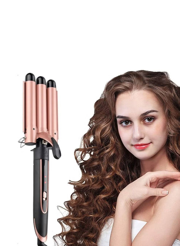 

Arabest Double Anion Curling Iron Hair Curler Fast Heating Adjustable Temperature Hair Curling, Multicolour