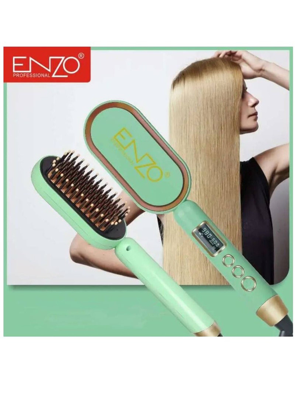 Enzo Professional Advanced Straight Hair Comb, EN-4102, Blue