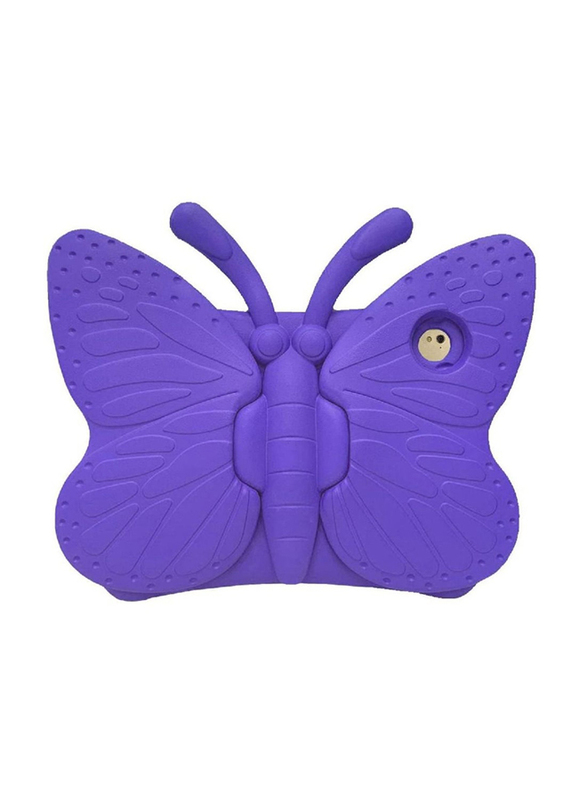 Apple iPad Air 9.7-inch Kids EVA Butterfly Stand Light Weight Tablet Case Cover, Purple