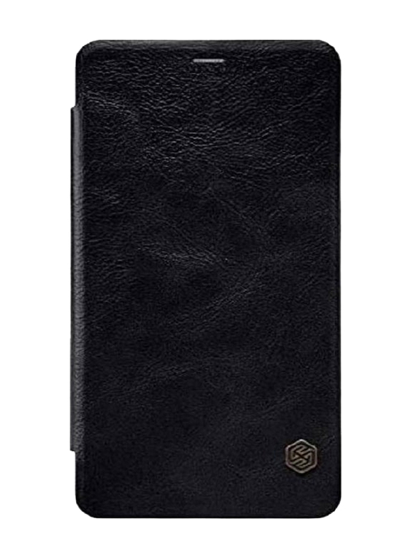 Nillkin Samsung Galaxy A8 Plus Qin Series Leather Mobile Phone Case Cover, Black