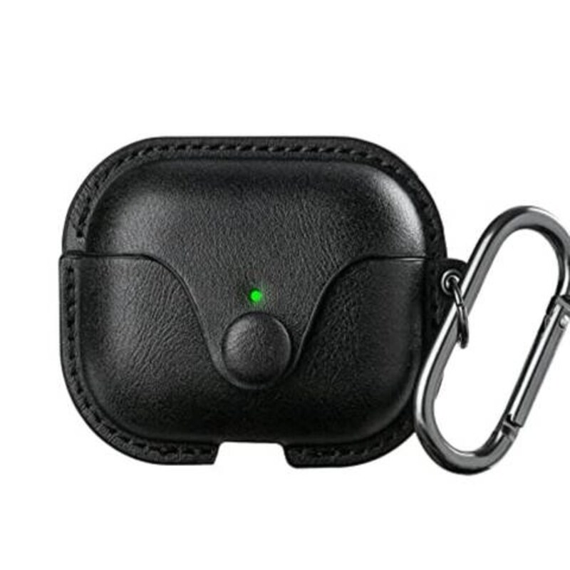 Apple Airpod Pro Leather Protective Case Cover, Black