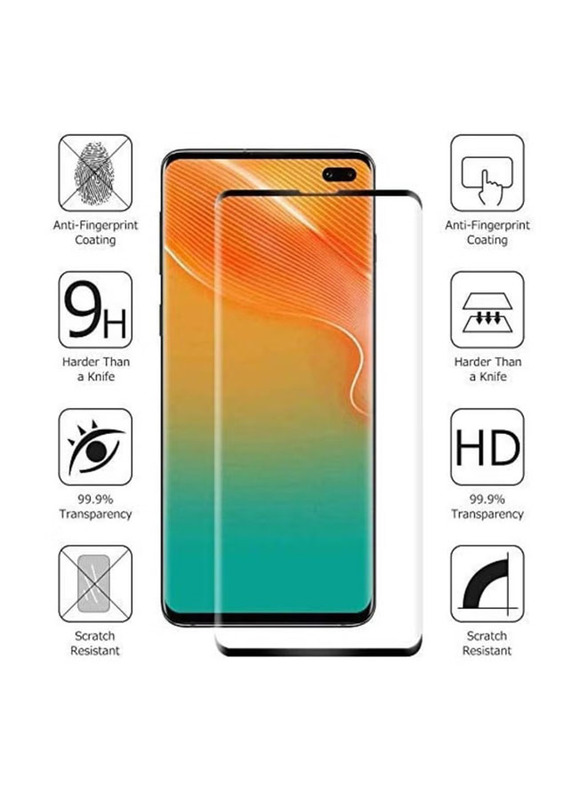 Samsung Galaxy S10 2-Piece Protective Full GLue Glass Screen Protector, Clear