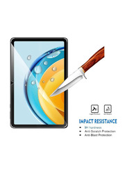 Hyx Huawei Matepad SE 10.4 Inch 9H Hardness HD Clear Anti-Scratch Bubble-Free High-Definition Easy-Installation Tempered Glass Screen Protector, 2 Piece, Clear