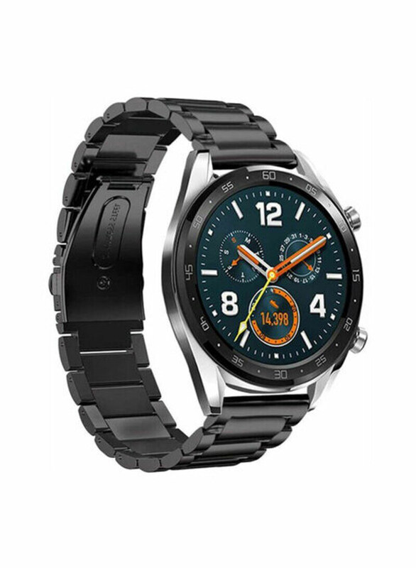 

Generic Stainless Steel Strap Band for Honor Magic 2, Huawei Gt2 & Gt, Black