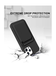 Apple iPhone 14 Pro Max 6.7 Inch Protective Shock-Absorbing Soft Slim Wallet Mobile Phone Case Cover, Black