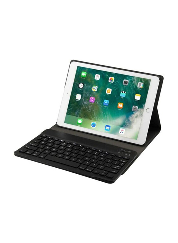 Bluetooth English Keyboard with Case Cover for Apple iPad Pro 9.7-Inch, Black