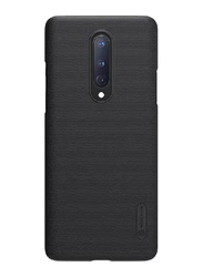 Nillkin OnePlus 8 Super Frosted Shield Hard Mobile Phone Back Case Cover, Black