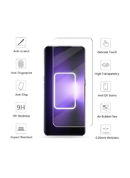 Realme GT3 9H Hardness Full Glue HD Clarity Bubble Free Tempered Glass Screen Protector, Clear