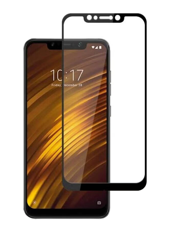 Xiaomi Pocophone F1 Full Coverage Tempered Glass Screen Protector, Clear