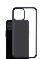 Apple iPhone 12 Protective Hard Mobile Phone Case Cover, Black