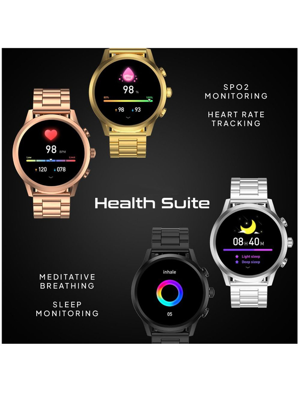 2023 Bluetooth Calling Full Screen Touch Heart Rate Monitoring Ultra Smartwatch, Gold