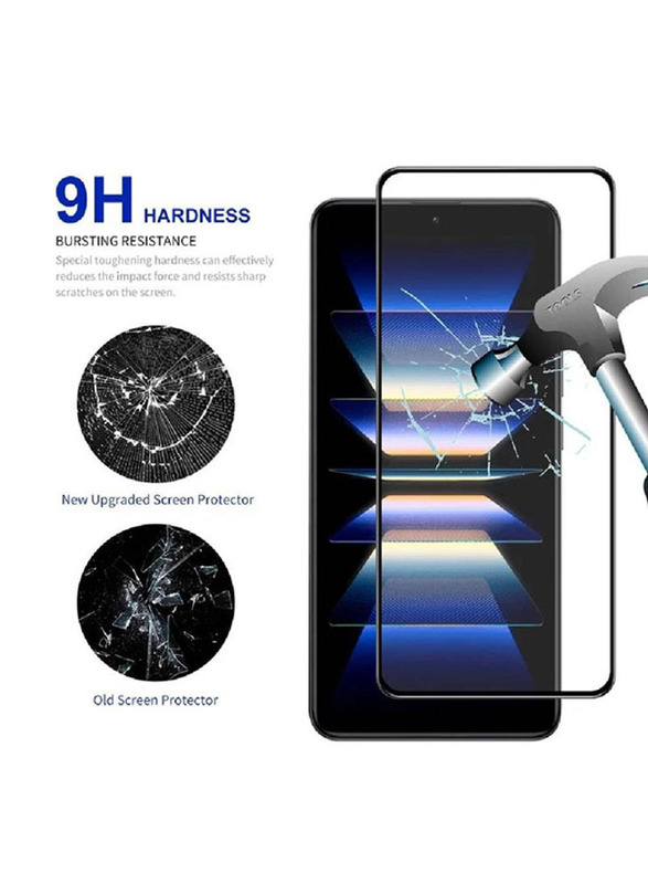 Xiaomi Redmi K60 Pro 9H Tempered Glass Screen Protector, 2 Piece, Clear