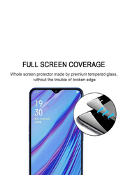 OPPO A9 Hardness Full Coverage Tempered Glass Screen Protector, Clear