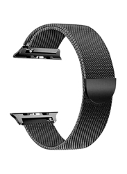 Ics Replacement Band for Apple Watch Series 4/3/2/1 42/44mm, Black