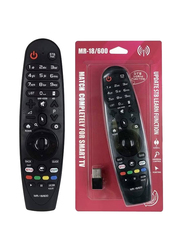 Ics MR-18/600 Replacement Magic TV Remote Control for LG Televisions Smart TVs Netflix and Prime Hot Button, Black