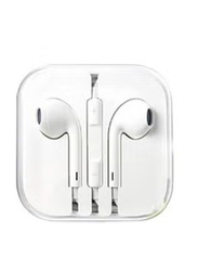 Wired In-Ear Earphone with Mic, White