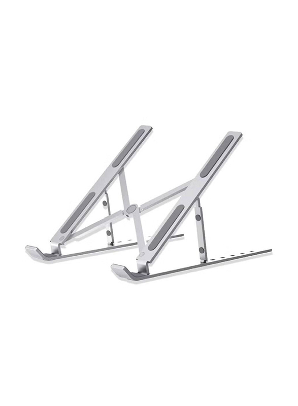 Adjustable Aluminium Laptop Stand, Silver