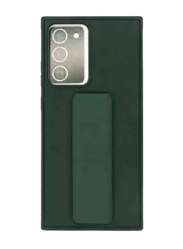 

Generic Samsung Galaxy Note 20 Ultra Magnetic Mobile Phone Back Case Cover with Wrist Strap Stand, Green