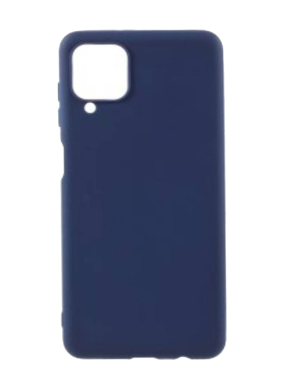 Samsung Galaxy A12 Protective Soft Silicone Mobile Phone Case Cover, Blue