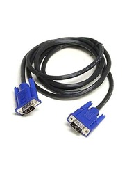 3-Meters Male To Male VGA Cable, Black