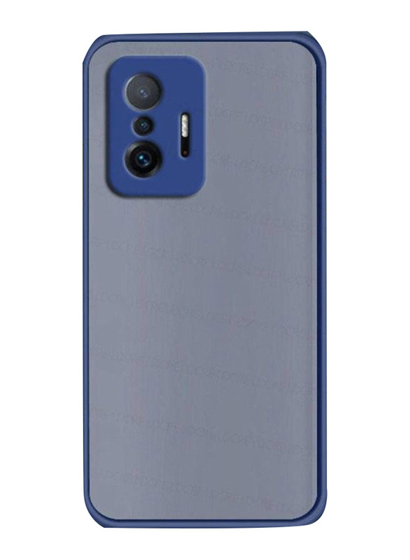 

Generic Xiaomi 11T 5G Matte Soft Bumper Hybrid Protective Mobile Phone Case Cover, Blue