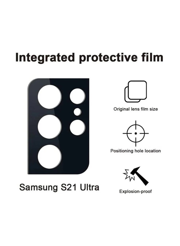 Samsung Galaxy S21 Ultra Camera Lens Screen Protector, Green