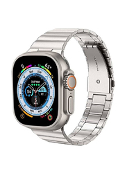 Replacement Stainless Steel Band for Apple Watch Ultra 49mm, Silver