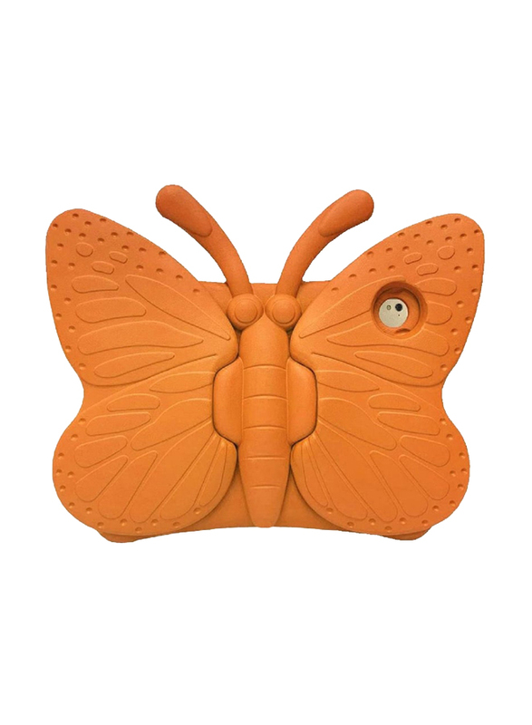 Apple iPad Air 2 9.7 Inch Kids EVA Foam Butterfly Stand Light Weight Tablet Back Case Cover, Orange