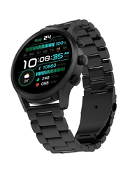 Haino Teko Germany 2023 Newly Launched Bluetooth Calling Full Screen Touch Heart Rate Monitoring Smartwatch, Black