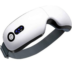 Rechargeable Eye Massager with Heat, One Size, White